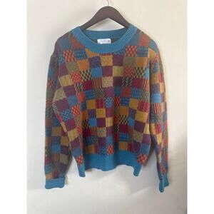 Colorful Patchwork Sweater